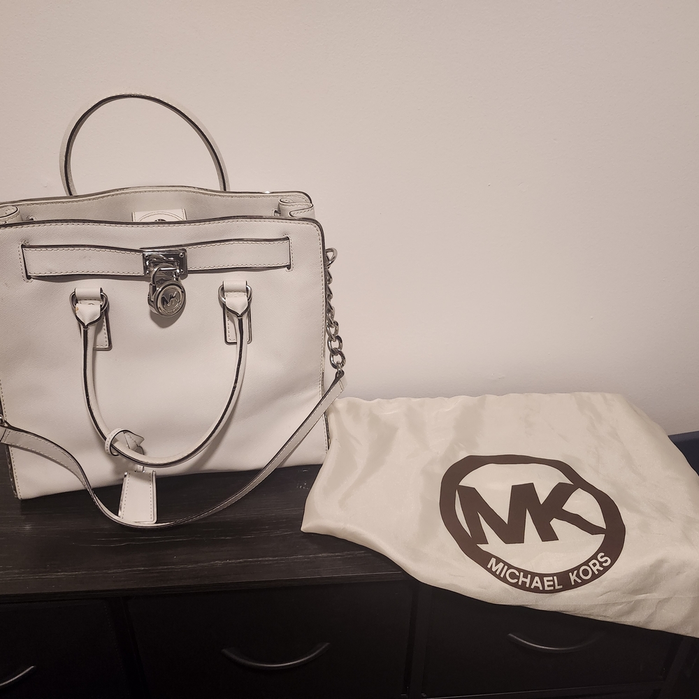 Michael Kors White Handbag